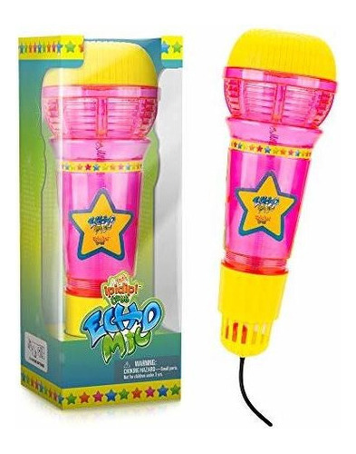 Eco Mic Para Ninos Y Ninos  Microfono Magico Con Luz Inter