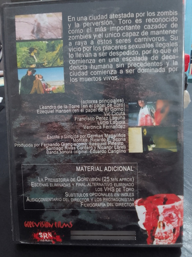 Un Cazador De Zombies-german Magariños-original-dvd-2000 (Usado)