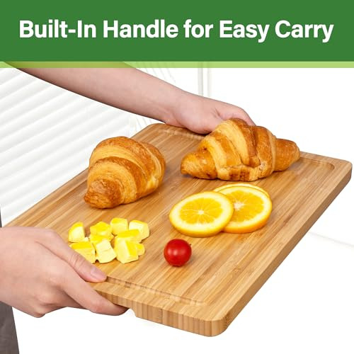 Tabla De Cortar De Bambú Para Cocina, Juego De 3 Tablas De C