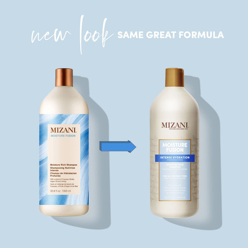 Shampoo Mizani Moisture Fusion Moisture Rich 1l Com Óleo De