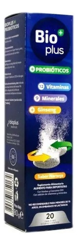 Probioticos, Vitaminas, Minerales, Ginseg. Bio Plus