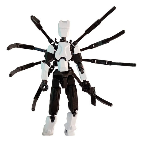 Figura De Acción Combo X2 Dummy Traje Robot Araña Reforzado