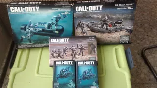 Call Of Duty - Mega Bloks- Lote De Vehículos Y Figuras Seal