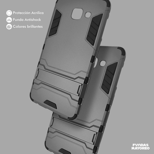 Funda Iron Para Samsung Galaxy J7 Max Carcasa Antishock Gris
