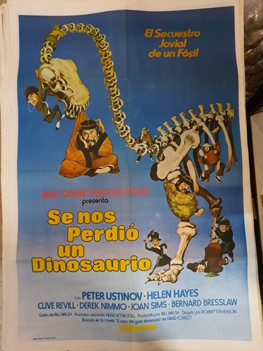 Antiguo Afiche De Cine Original-2318- Walt Disney- Se Nos ..