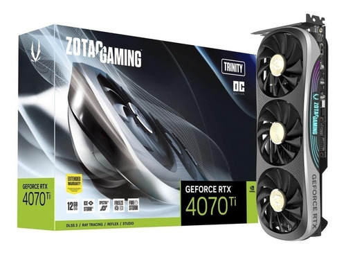 Placa De Video Nvidia Zotac Rtx 4070 Ti Oc 12gb Pcreg