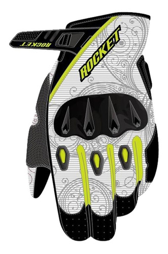 Guantes Moto Mujer Joe Rocket Super Moto Neon Táctiles 