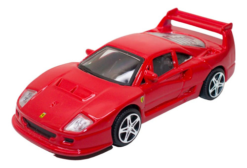 Auto Coleccionable Ferrari Color Rojo F40 Competizione Febo