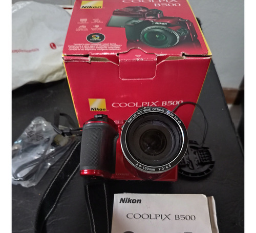 Nikon Coolpix B B500 Compacta Avanzada Color  Rojo