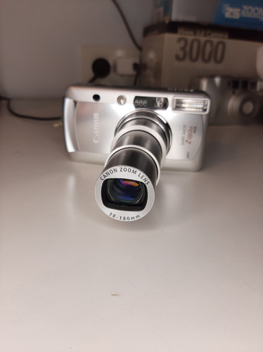 Camara Analogica Canon Sure Shot Z180u Date Plateado (Usado)