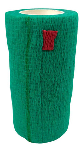 Bandagem Elástica Adesiva Flexível 10cm Verde Hppner