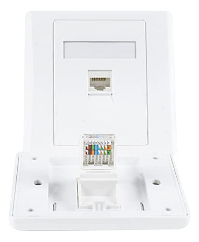 Placa De Pared Hdmi Ethernet, Módulo Keystone Rj45 Cat5e/6 D