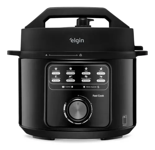 Elgin Panela De Pressão Fast Cook 900w 4l Preto 220v Preto 127v 60hz