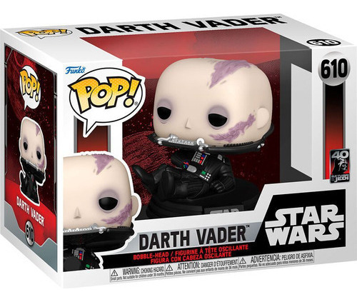 Darth Vader Funko Pop Star Wars 610 Unmasked