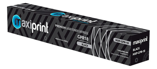 Toner Maxiprint Compatible Con Canon Gpr 18 Negro