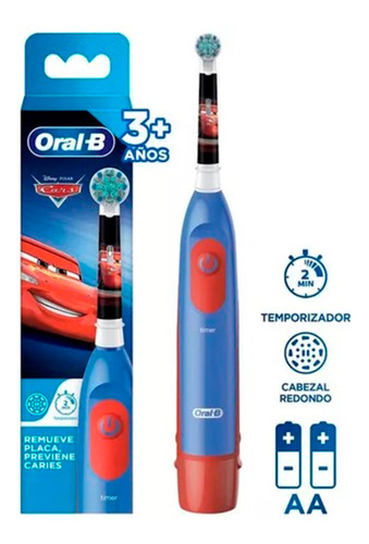 Cepillo De Dientes Electrico A Pilas Oral-b Disney Cars 