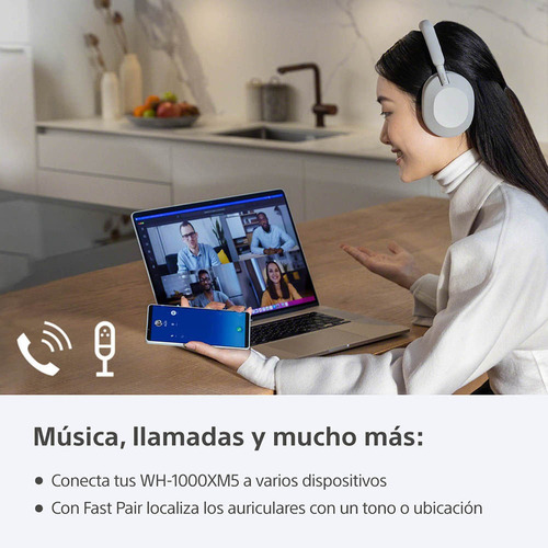 Audífonos Noise Cancelling Con Bluetooth Wh-1000xm5