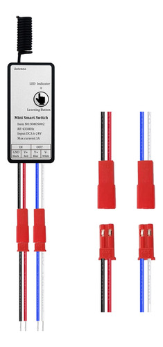 Interruptor De Control Remoto Rf Inalámbrico Rf De 433 Mhz,