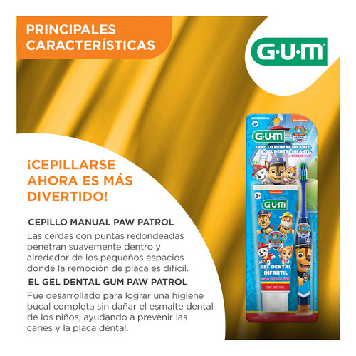 Gum® Kit Infantil Paw Patrol Azul