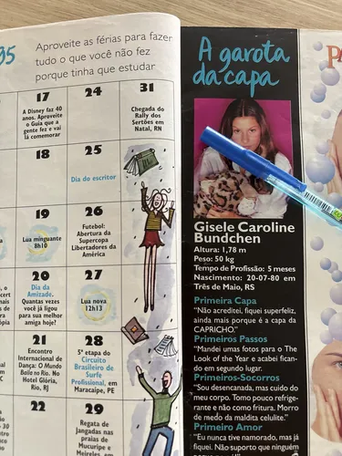 Revista Capricho 1995 Gisele Bundchen Renata Maciel | MercadoLivre