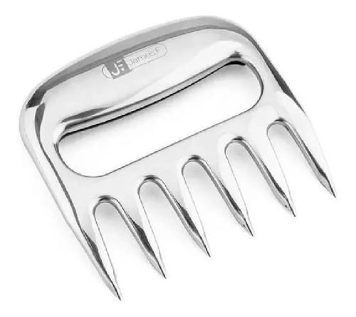 Garra De Urso Inox Churrasco Garfo Trinchante Profissional