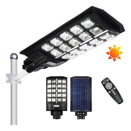 Lampara Alumbrado Publico Farol 400w Solar Piscinas Cocheras