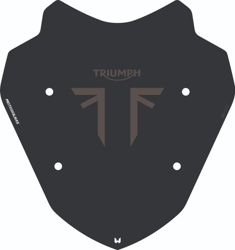 Imagem 2 de 3 de Bolha Triumph Tiger 900 Urban Black Motobolhas-7900
