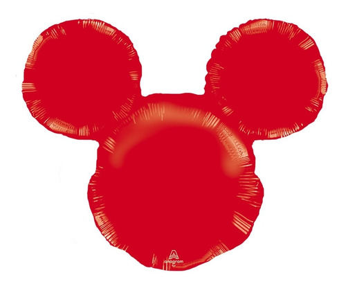 Mickey Mouse Figura Cabeza Rojo Globo Met Jumbo Fiesta Gelli