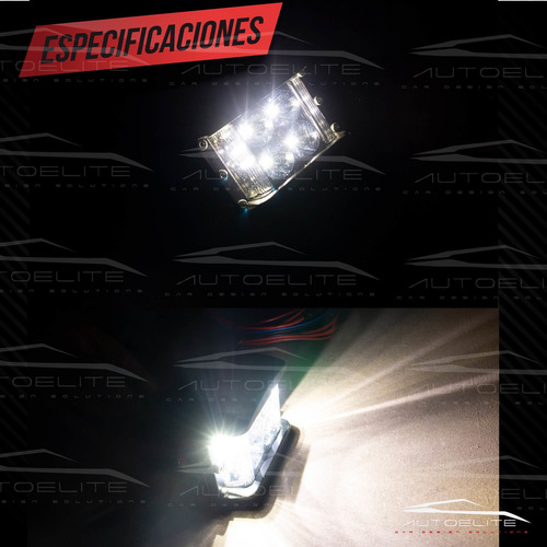 Faro Led Universal Aurora 3 PuLG Disparo Lateral 180° 60wats