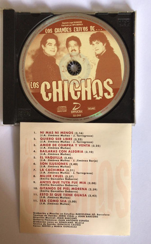 Los Chichos Los Grandes Exitos Cd Original Usado Qqk Ag Casa (Usado)