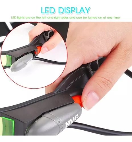 Uten Gafas de visión nocturna para niños, gafas de banda elástica ajustable  con haces de luz LED, equipo espía con luces abatibles, lente verde, juego