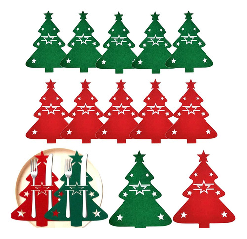 Cataderías De Árboles De Navidad, Juego De Bolsas De Cuchara