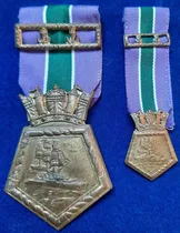 Comprar Estojo Medalha Miniatura Mérito Marinheiro 2 Âncoras Marinha