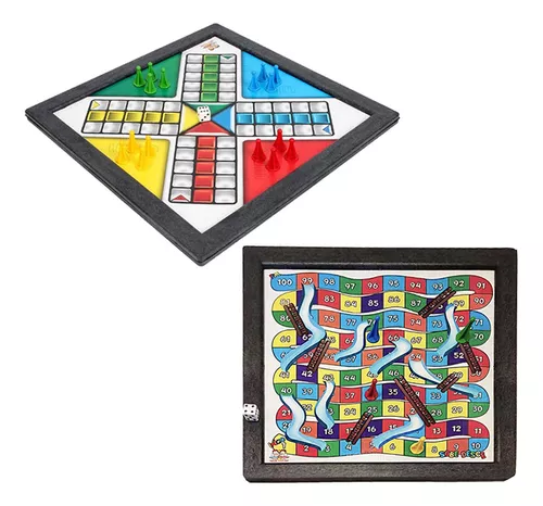 Jogo Classico Tabuleiro Dama, Trilha, Ludo, Sobe Desce Kit