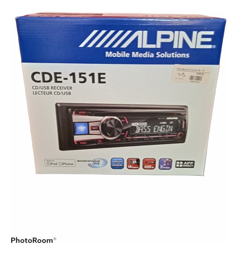 Imagen 1 de 2 de Estereo Alpine Mod. Cde-151e