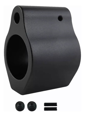  Block Bloque Tubo Gas Ar15 Paintball M4 M16 0.75 Pulgada