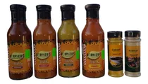 Comprar Pack 4 Salsas Gourmet Agrisert 355 Ml + 2 Sazonadores 120 Gr