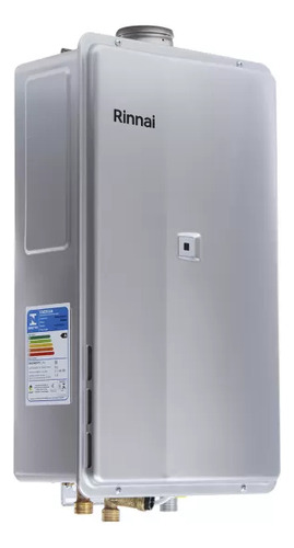 Aquecedor A Gás Rinnai Digital 35 Litros E351 Fea Gn Prata
