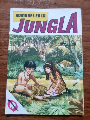 Cómic Hombres En La Jungla Año 3 Número 128 ( Número 2 De 3 De Hombres En La Jungla ) Editora Nacional Quimantú 1971 