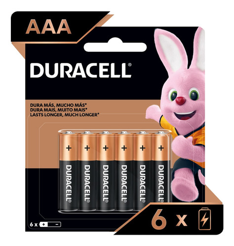 Pila Aaa Duracell X 4und Gratis 2und