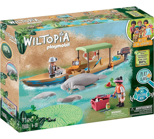 Viaje En Barco De Playmobil Wiltopia A Los Manatíes