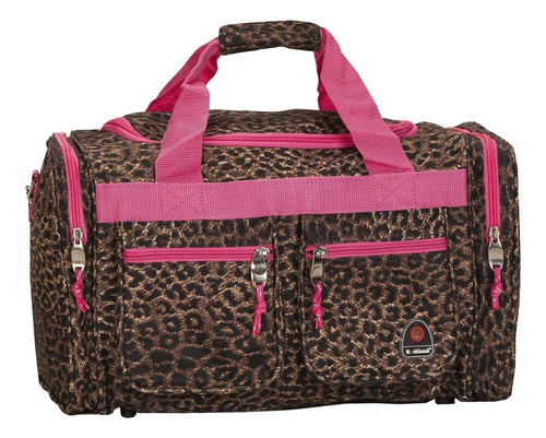 Rockland Bolso De 19 Pulgadas Leopardo Rosa Ptb419pinkleopar