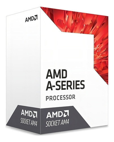 Procesador gamer AMD A8-Series APU A8-9600 APU AD9600AGABBOX de 4 núcleos y 3.4GHz de frecuencia con gráfica integrada