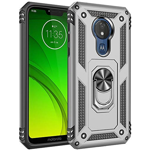 Funda Para Motorola Moto G7 Power Moto G7 Supra Sliver Metal