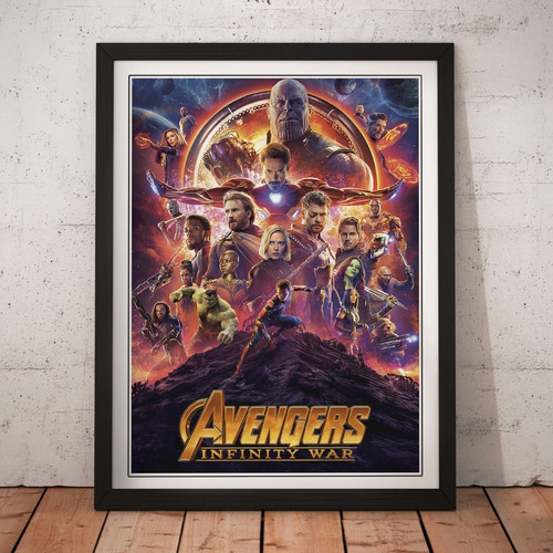 Cuadro Peliculas - Avengers - Poster Movie End Game