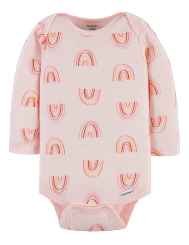 Set X3 Bodies Manga Larga Algodón Bebes Gerber Ideal Interio