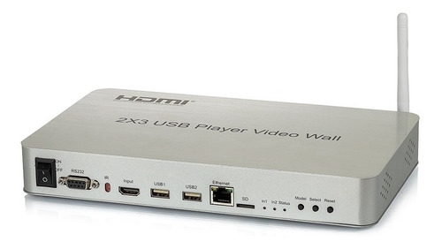 Controlador De Vídeo Wall 2x3 Usb / Hdmi- 4k 2k