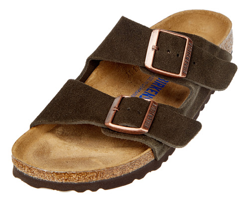 Birkenstock Arizona Soft Footbed-suede Para Hombre (unisex)