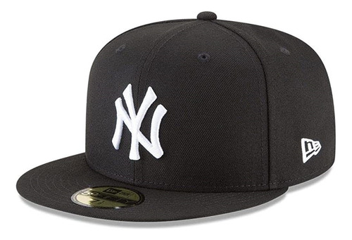 Gorra De La Mlb De Los Yankees De Color Negro/blanco