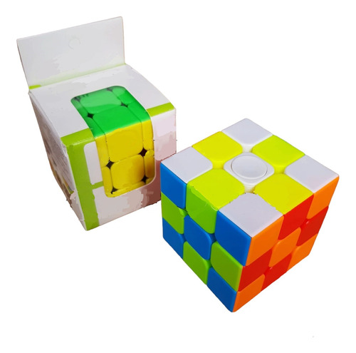 Cubo Rubik Spinner 3x3 Fidget Magic Cube - Stickerless